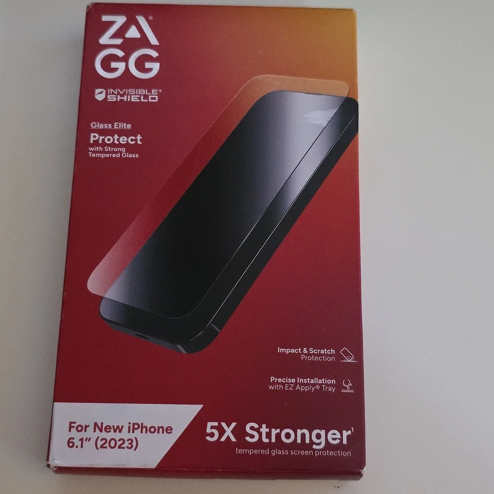 ZAGG Invisible Shield Screen Protector Iphone 6.1 2023 Tempered Glass